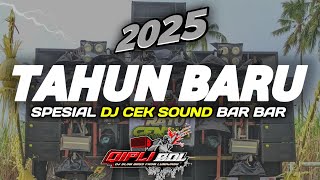 AMUNISI BARU  DJ CEK SOUND TAHUN BARU 2025 PALING BAR BAR [upl. by Ahsienar767]