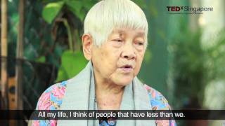 TEDxSingapore  113 year old Teresa Hsu  Wisdom for all ages [upl. by Naejeillib]