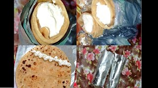 میٹھا پراٹھا کریم۔ رول نیو سٹائل Delicious Breakfast recipe [upl. by Danas]