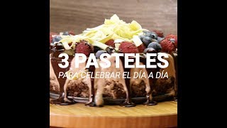 3 pasteles para celebrar el día a día [upl. by Aleris]