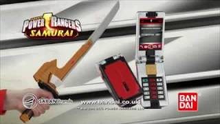 Power Rangers Samurai Samuraizer Morpher amp Samurai Spin Sword [upl. by Janina]