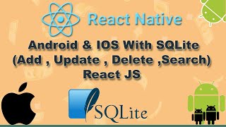 Tutorial SQLite Database in React Native [upl. by Behm]