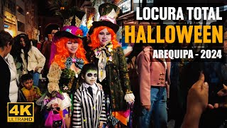 HALLOWEEN en Arequipa  Los Disfraces más Épicos  Arequipa 2024  4K [upl. by Ennaeirrac822]