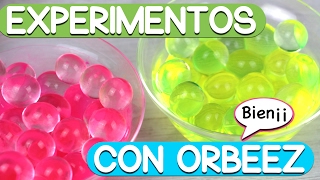 NUEVOS EXPERIMENTOS CON ORBEEZ FOSFORESCENTES METALIZADOS con esmalte [upl. by Mauralia]