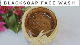 DIY BLACK SOAP FACE WASH [upl. by Plate]