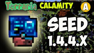 Terraria Calamity Mod how to get SCHEMATIC JUNGLE NEW SEED for 1449 2024 [upl. by Kenton]