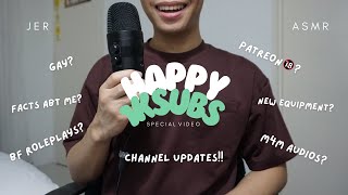 1k subscribers special video  channel updates  soft whispering asmr [upl. by Nnek251]