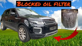 Full Service On My CHEAP Range Rover Evoque  Blocked Oil Filter  EP3 [upl. by Euqinomod]