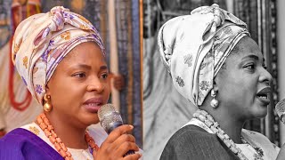 OONI OF IFE LAYS HANDS ON OLORI TEMITOPE AS HE BLESSES HER ON HER BIRTHDAY [upl. by Pussej813]