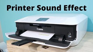 Printer Sound Effect  Printing Paper Sound with VIDEO [upl. by Gee]