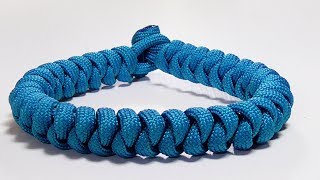 Paracord Bracelet Snake Knot Design Bracelet [upl. by Alliuqat25]