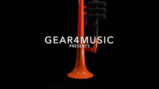 pTrumpet Plastic Trumpet Orange  Gear4music demo [upl. by Eilahtan]