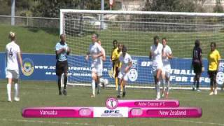 2010 OFC Womens Nations Cup  Day 1  Vanuatu vs New Zealand [upl. by Busiek]