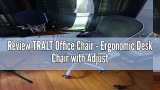 Review TRALT Office Chair  Ergonomic Desk Chair with Adjustable Lumbar Support Mesh Computer Chair [upl. by Fugazy]