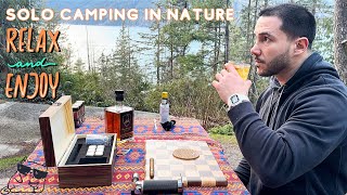 Squamish Kanadada rahatlatıcı solo kamp videosu  ASMR [upl. by Damiani384]