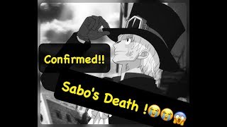 Sabo’s Death in onepiece [upl. by Odnama]