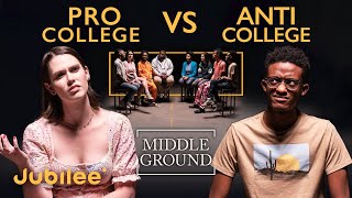 Is College Necessary Pro vs AntiCollege  Middle Ground [upl. by Wallie]