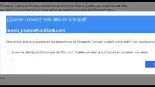 Como Crear otro nombre de correo hotmail crear un alias [upl. by Aryek]