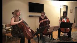 Zoltán Kodály arr V Despalj Suite from quotTriciniaquot for Cello Trio [upl. by Udelle]