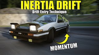 How to Drift 11  Inertia Drift Entry Technique  Assetto Corsa [upl. by Kalil237]