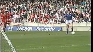 Highlights of the 1991 Irish Cup Final  Portadown 2 Glenavon 1 [upl. by Ohce976]