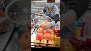 Healthy Fruit 100 Pomegranate Juice  Fruit Cutting Skills [upl. by Lledrev]