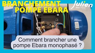 Branchement dune pompe ebara monophasé [upl. by Ibob]