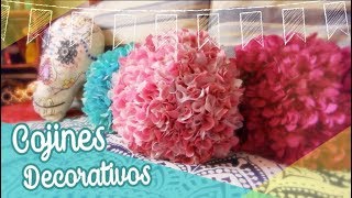 Cómo hacer unos Cojines muy Decorativos Chuladas Creativas [upl. by Vivia]