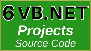 6 VBNet Projects with Source Code [upl. by Giles]