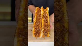 Sloppy Joe Toast sloppyjoe toast busezeynep [upl. by Anelrac]