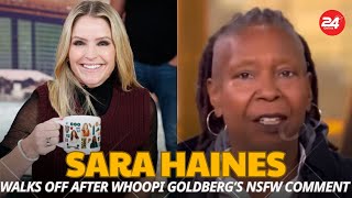 quotSara Haines Walks Off After Whoopi Goldberg’s NSFW Comment on The Viewquot [upl. by Jaehne]