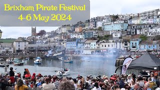 Brixham Pirate Festival 46 May 2024 [upl. by Ashbey]