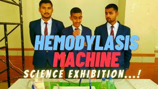 Hemodialysis machine Science Exhibition2023 Nomanjalil [upl. by Nixie]