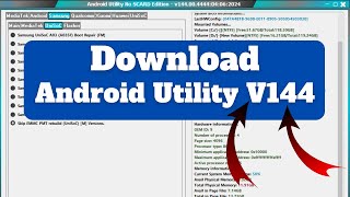 Android Utility PRO tool v144 latest version  androidutility download [upl. by Llerrat]