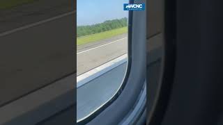 Delta plane makes emergency landing at Charlotte airport shorts [upl. by Eirok300]