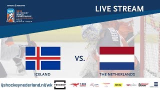 Live Stream WC Ice Hockey Division II Group A Iceland vs The Netherlands April 24th 2018 [upl. by Kamillah42]