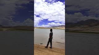 Rezang la lake in ladakh shorts travel [upl. by Aicetel]