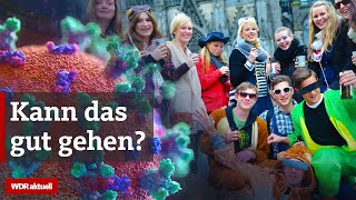 Karneval feiern trotz Corona  WDR Aktuelle Stunde [upl. by Nekcarb]