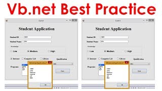 Vbnet Best Practice [upl. by Matthei]