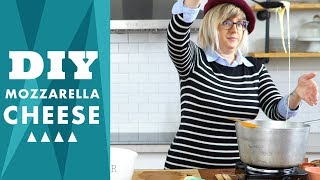 How to Make Mozzarella With a DIY Cheesemaking Kit  HGTV Handmade [upl. by Annanhoj225]