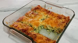 Baked zucchini cheese Zucchini recipe [upl. by Vincent]