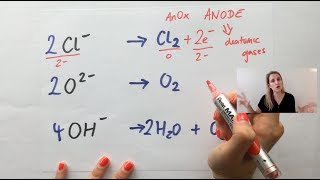 Electrolysis and writing half equations  simple explanation  GCSE chemistry [upl. by Seibold955]