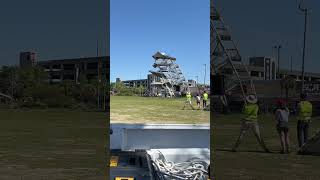 ZIPLINE TORN DOWN Myrtle Beach zipline demolished [upl. by Naid767]