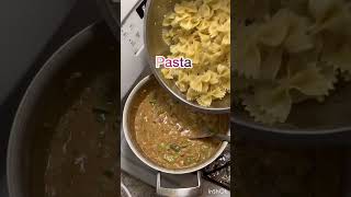 Easy and Quick Creamy Bow Tie Pasta Recipe  easy creamy bowtie pasta recipe shorts [upl. by Aleakcim]