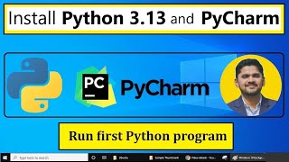 Install Python 313 and PyCharm on Windows 1011 [upl. by Galer]