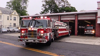 Passaic NJ Fire Department Ladder 1 Engine 1 and Engine 4 Responding out of Westside Firehouse [upl. by Nair493]