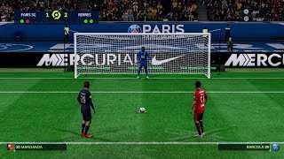 EA FC25  PSG Vs Stade Rennais Penalty Shootout  ligue 1 [upl. by Drucy]