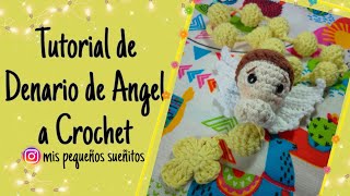 Tutorial de denario de angelito  Crochet [upl. by Crofoot]