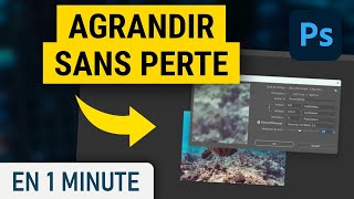 Comment agrandir une image sans perdre de qualité sur Photoshop [upl. by Yleme]