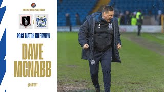 Dave McNabb  Padiham  Post Match Interview  Bury FC [upl. by Nahshon]